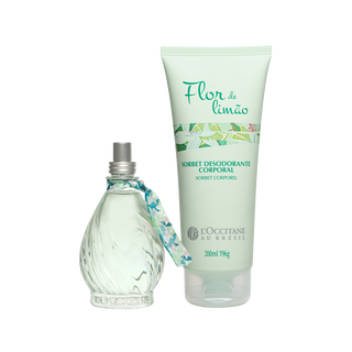 Combo Pomar Flor de Limão: Sorbet Desodorante Corporal e Deo Colônia